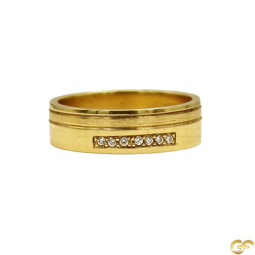18ct Gold Band